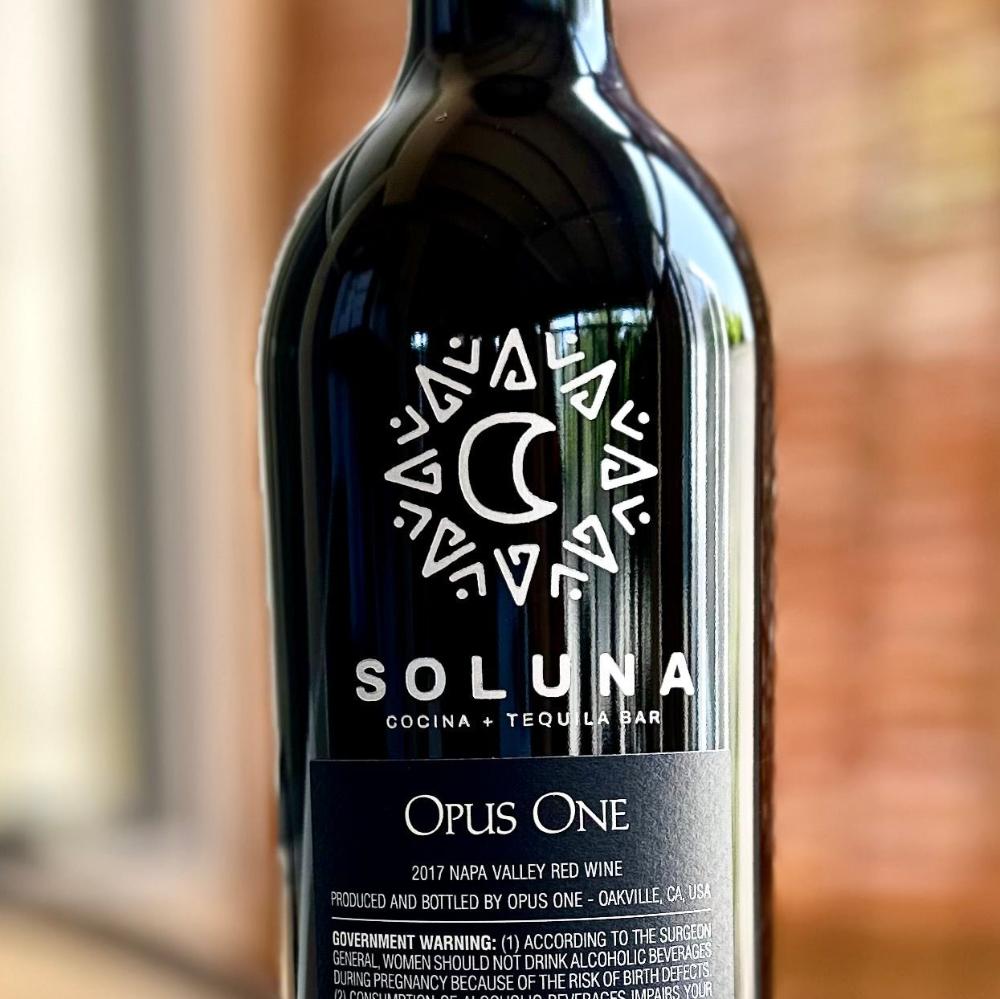 Opus One Red Wine Napa Valley 2017 - Bottle Engraving