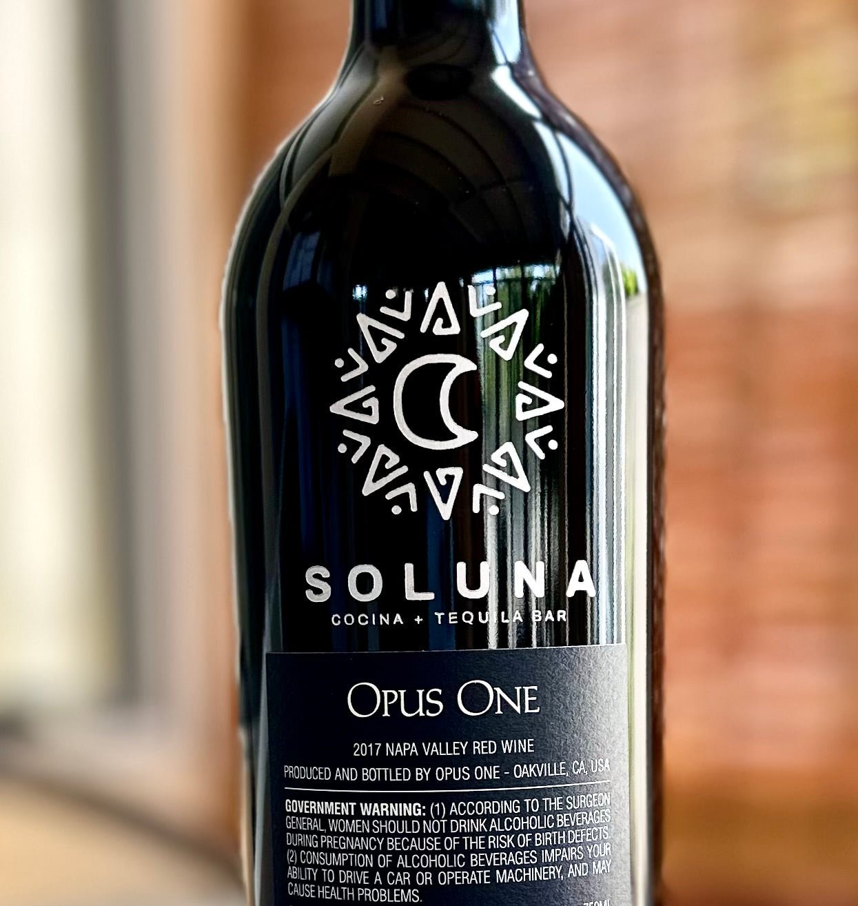 Opus One Red Wine Napa Valley 2017 - Bottle Engraving