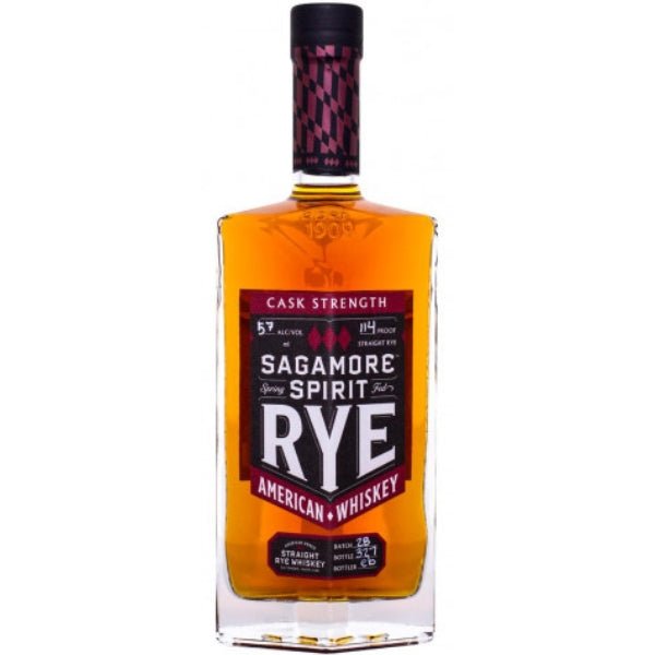 Sagamore Spirit Rye Cask Strength Whiskey - Bottle Engraving