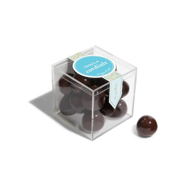 Sugarfina Tequila Cordials Dark Chocolate Candy Cube - Bottle Engraving