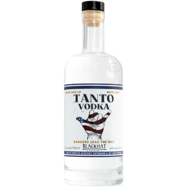 Tanto Vodka - Bottle Engraving