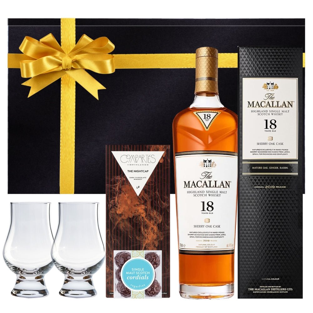 The Macallan Highland Single Malt Scotch Whiskey Gift Set - Bottle Engraving