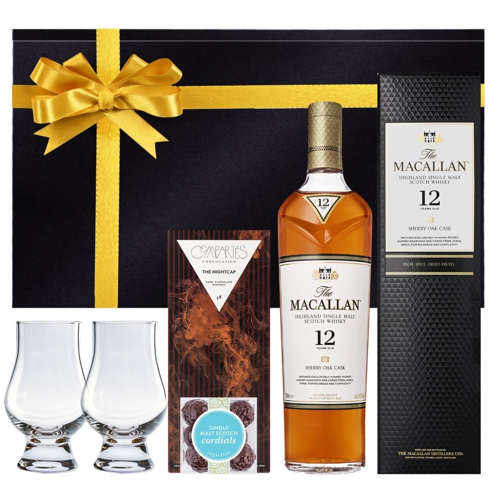 The Macallan Highland Single Malt Scotch Whiskey Gift Set - Bottle Engraving