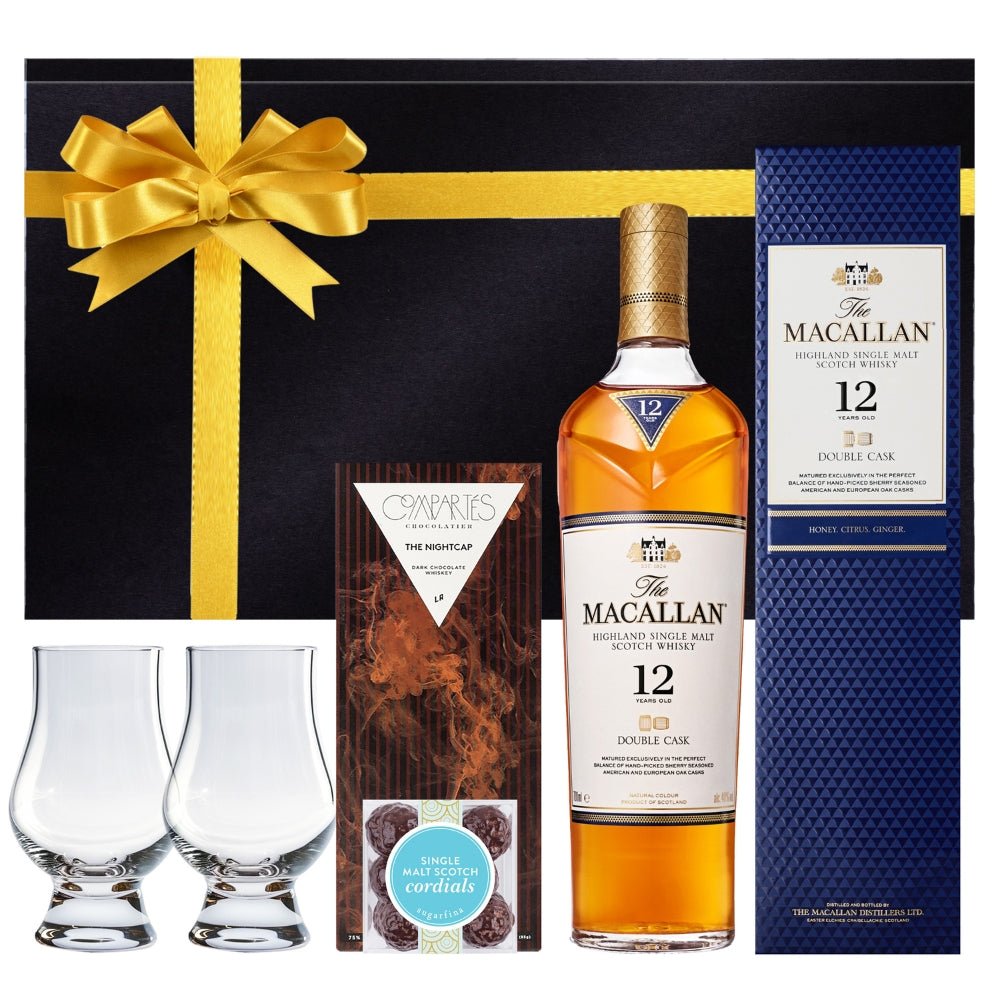 The Macallan Highland Single Malt Scotch Whiskey Gift Set - Bottle Engraving