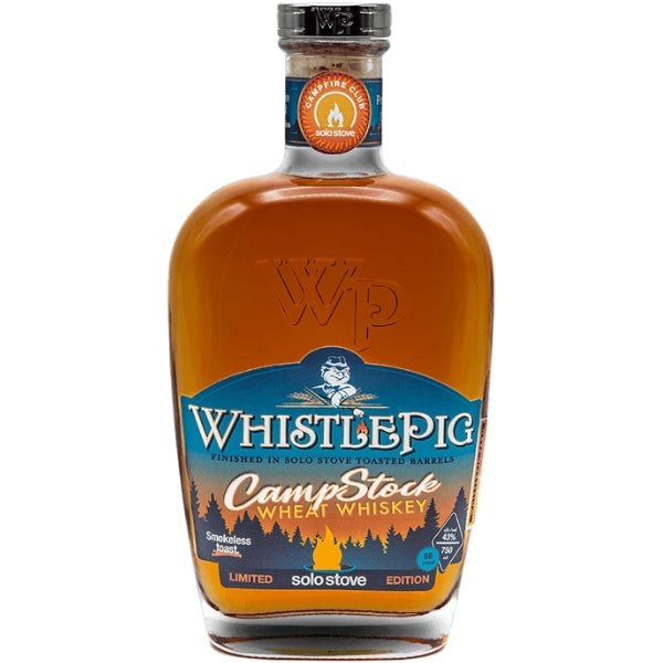 WhistlePig CampStock Toasted Barrel Wheat Whiskey - Bottle Engraving