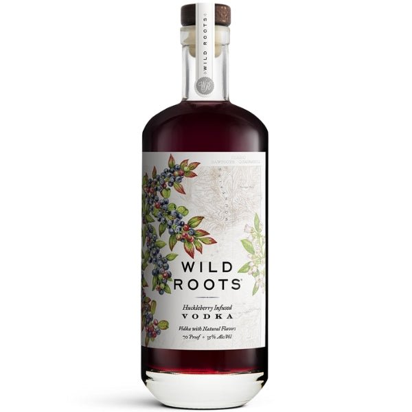 Wild Roots Huckleberry Vodka - Bottle Engraving