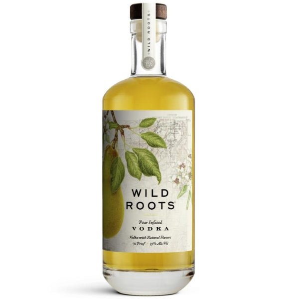 Wild Roots Pear Infused Vodka - Bottle Engraving