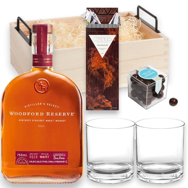 Woodford Reserve Wheat Whiskey Gift Basket