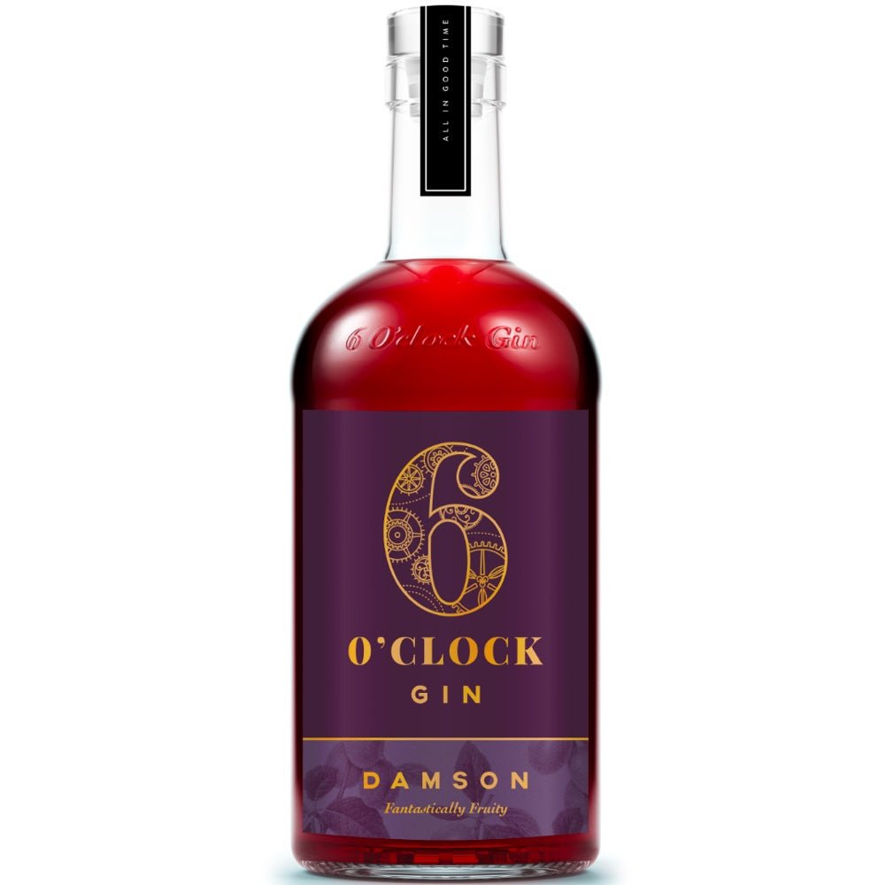 6 O'clock Damson Gin - Bottle Engraving