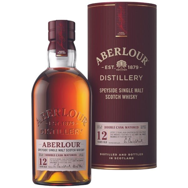 Aberlour 12 Year Old Double Cask Speyside Single Malt Scotch Whisky - Bottle Engraving