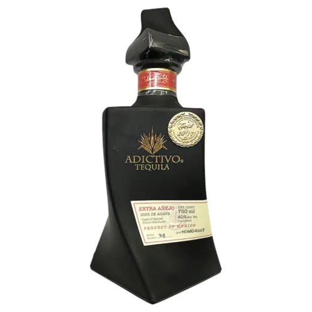 Adictivo Extra Anejo Black Tequila - Bottle Engraving