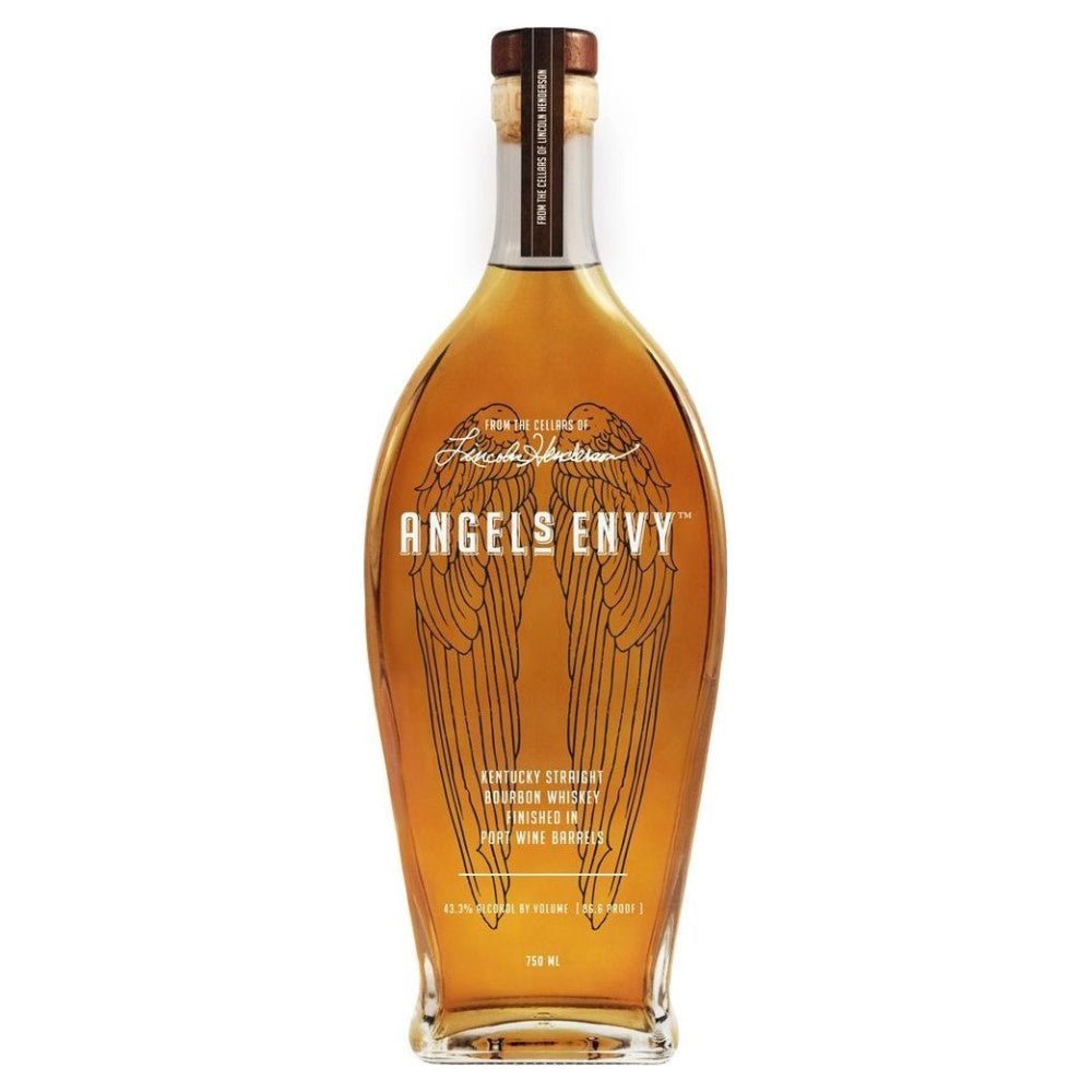 Angel's Envy Bourbon Whiskey Finished in Port Barrels - Bottle Engraving