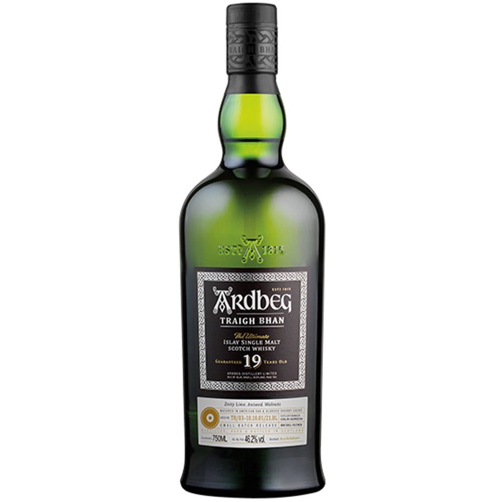 Ardbeg Traigh Bhan 19 Year Single Malt Scotch Whisky - Bottle Engraving