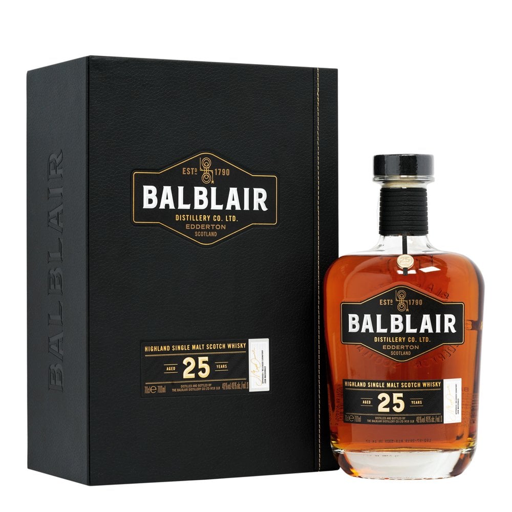 Balblair 25 Year Island Single Malt Scotch Whisky - Bottle Engraving