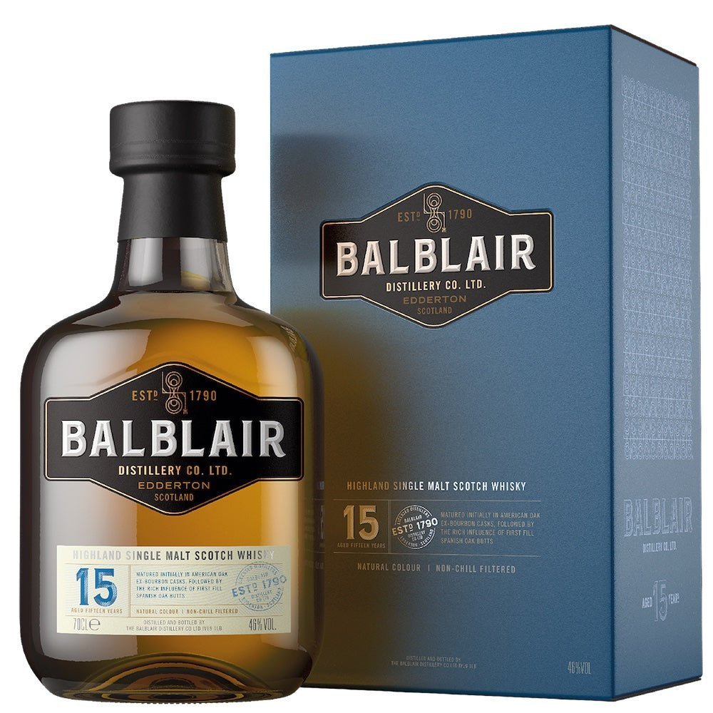 Balblair15 Year Island Single Malt Scotch Whisky - Bottle Engraving