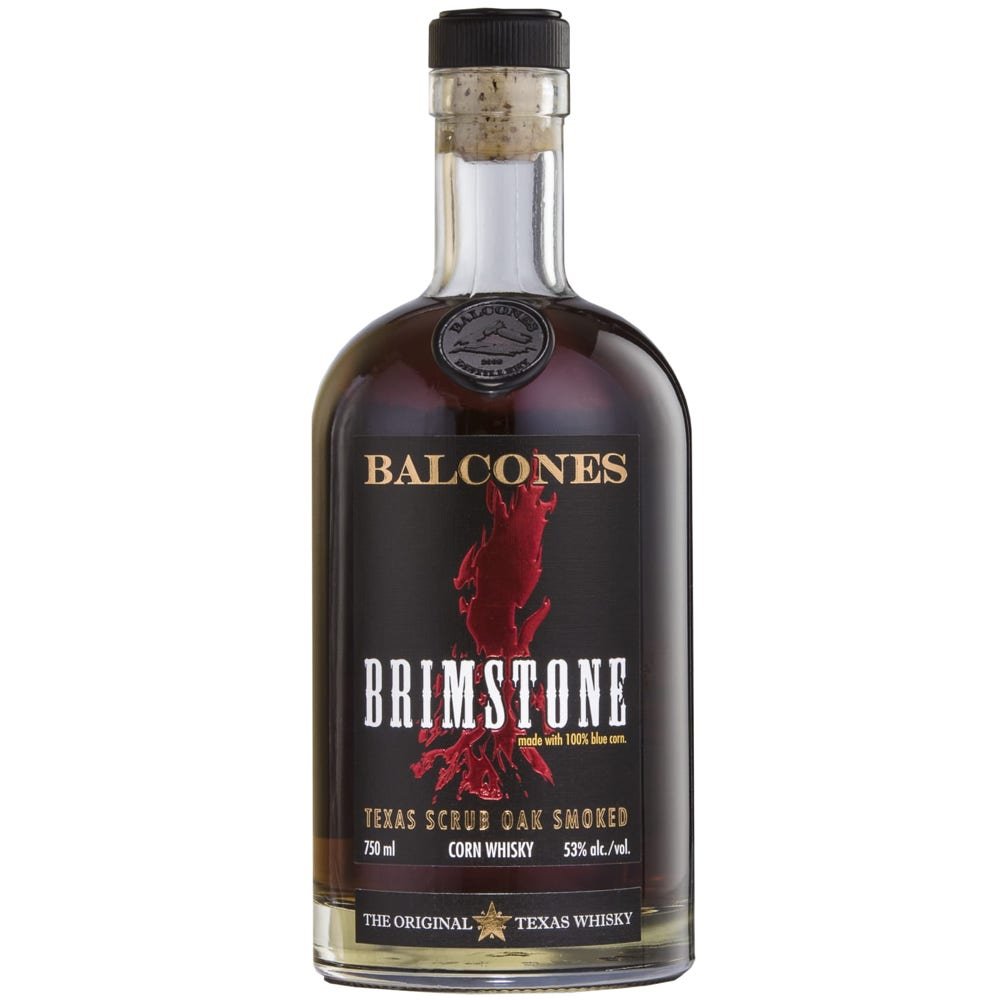 Balcones Brimstone Smoked Texas Whiskey - Bottle Engraving