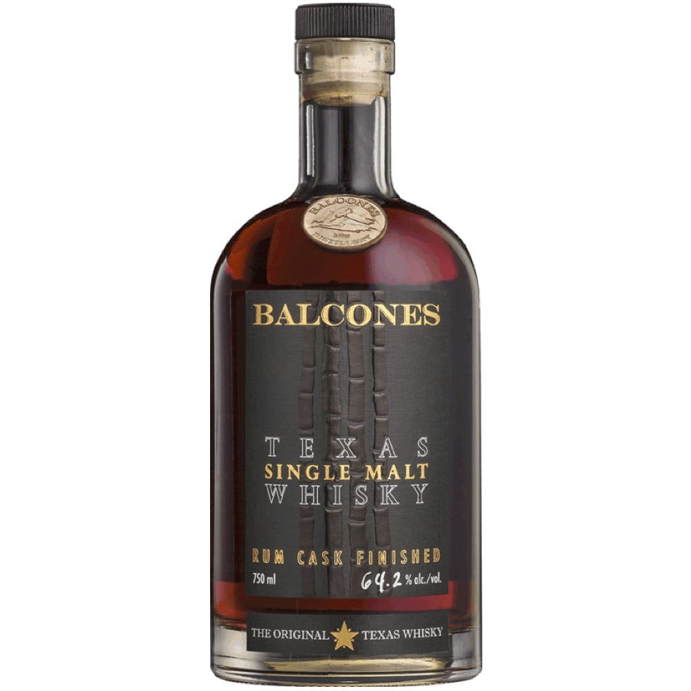 Balcones Rum Cask Finished Single Malt Texas Whiskey - Bottle Engraving