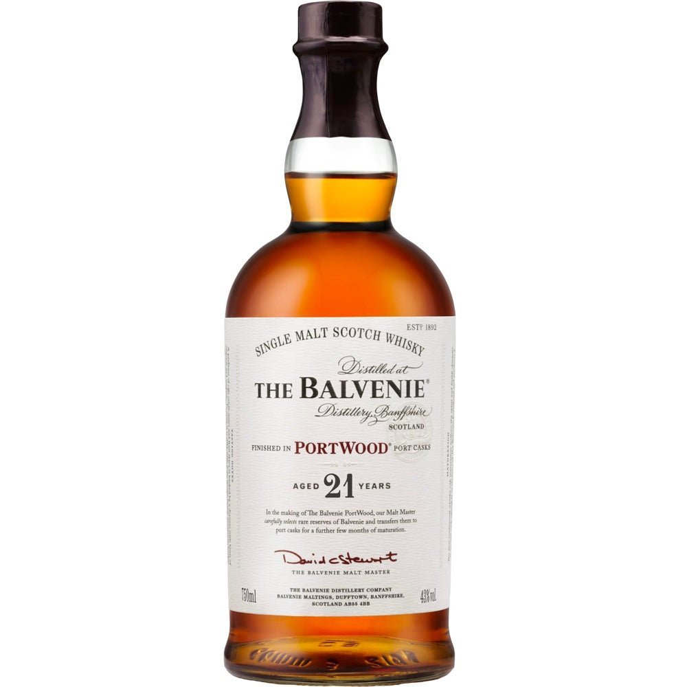 Balvenie 21 Year Portwood Single Malt Scotch Whisky - Bottle Engraving