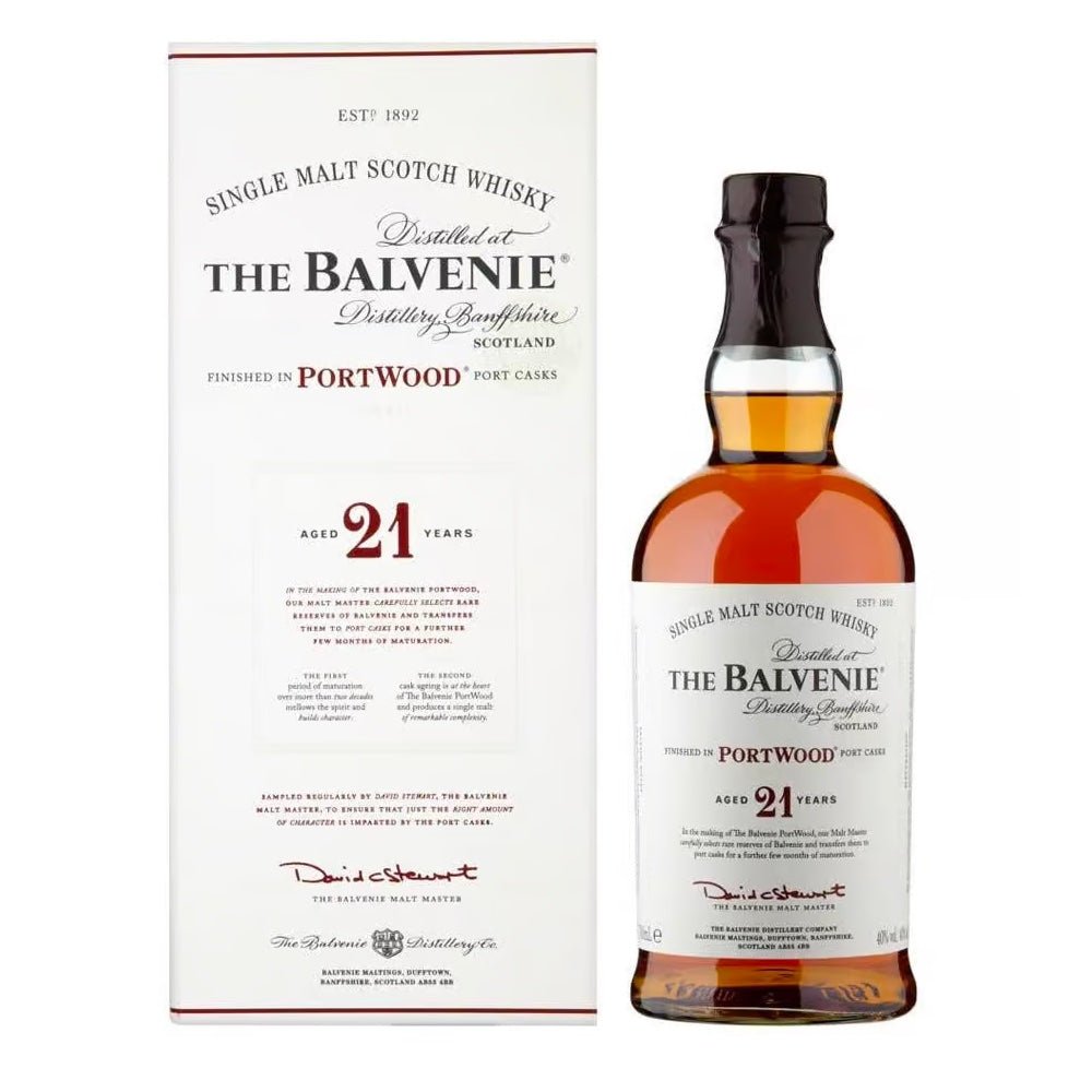 Balvenie 21 Year Portwood Single Malt Scotch Whisky - Bottle Engraving