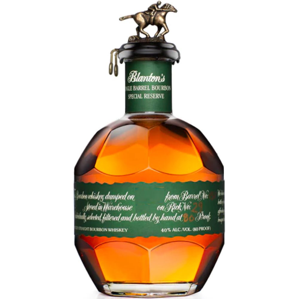 Blanton's Special Reserve Bourbon Whiskey - Bottle Engraving
