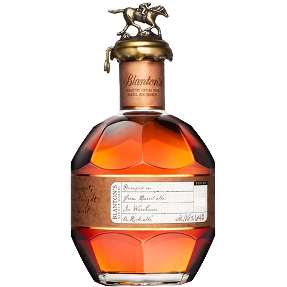 Blanton's Straight From The Barrel Bourbon Whiskey - Bottle Engraving