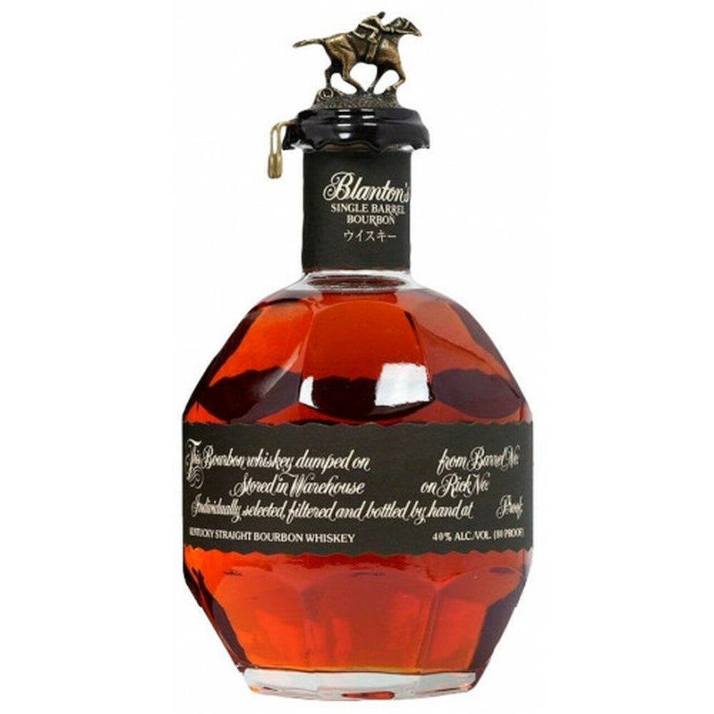 Blanton's Takara Black Edition Single Barrel Bourbon Whiskey - Bottle Engraving