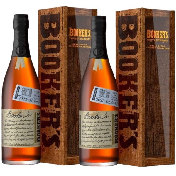 Booker’s Batch 2023-02 Apprentice Batch Kentucky Straight Bourbon Whiskey x2 Bundle - Bottle Engraving