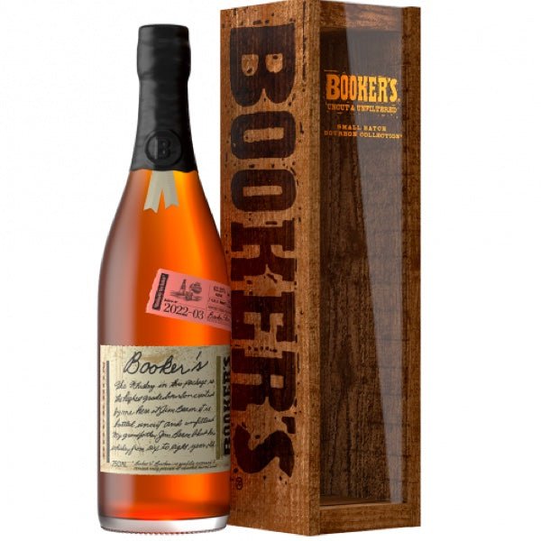 Booker’s “Kentucky Tea Batch” Batch 2022-03 Kentucky Straight Bourbon Whiskey - Bottle Engraving