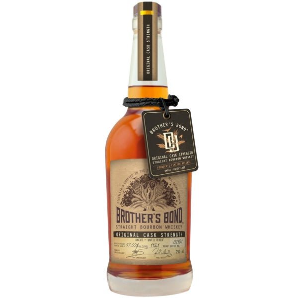 Brother's Bond Original Cask Strength Straight Bourbon Whiskey - Bottle Engraving