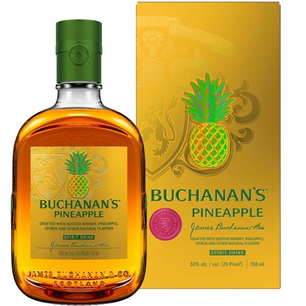 Buchanan’s Pineapple Scotch Whiskey - Bottle Engraving