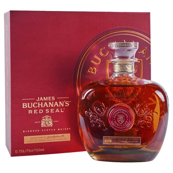 Buchanan's Red Seal Blended Scotch Whisky - Bottle Engraving