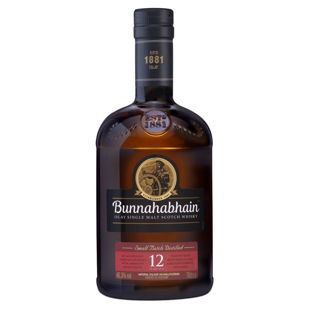 Bunnahabhain 12 Year Old Single Malt Scotch Whisky - Bottle Engraving