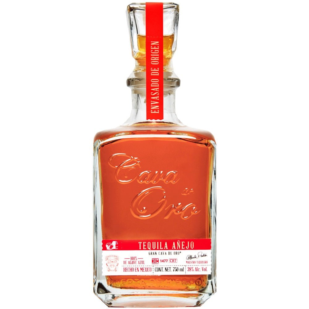 Cava de Oro Añejo Tequila - Bottle Engraving
