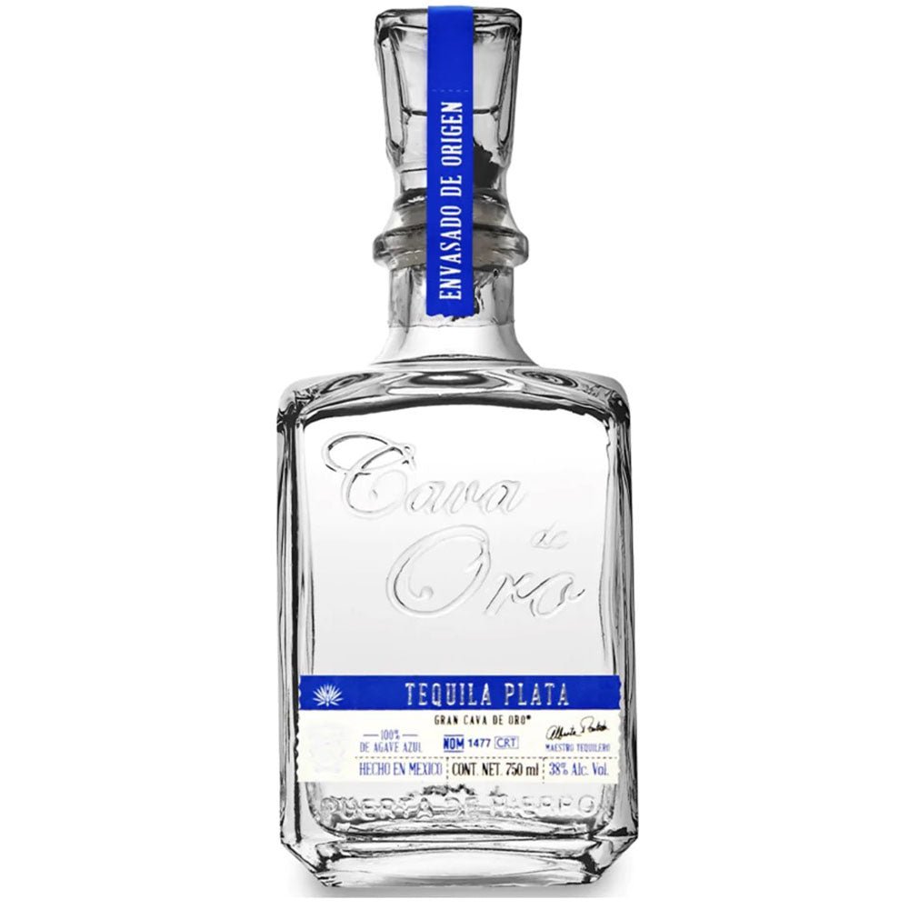 Cava De Oro Plata Tequila - Bottle Engraving