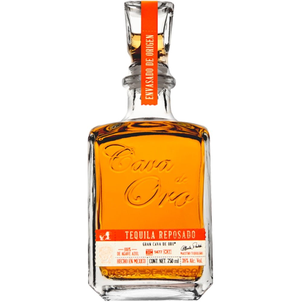Cava de Oro Reposado Tequila - Bottle Engraving