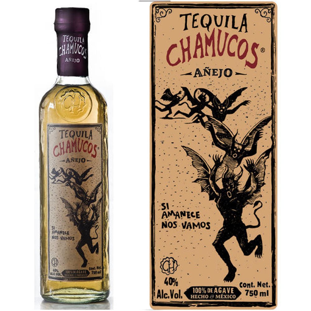 Chamucos Anejo Tequila - Bottle Engraving