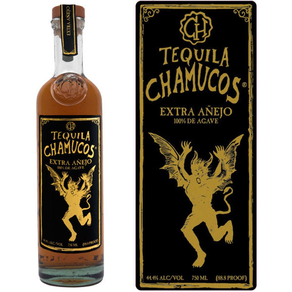 Chamucos Extra Anejo Tequila - Bottle Engraving