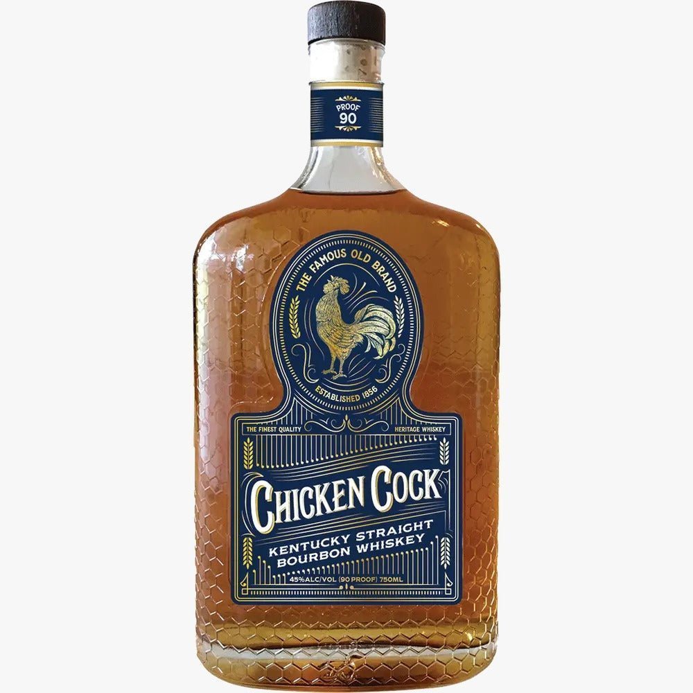 Chicken Cock Kentucky Straight Bourbon Whiskey - Bottle Engraving
