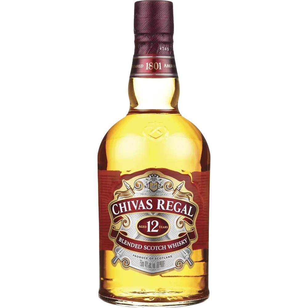 Chivas Regal 12 Year Old Scotch Whiskey - Bottle Engraving