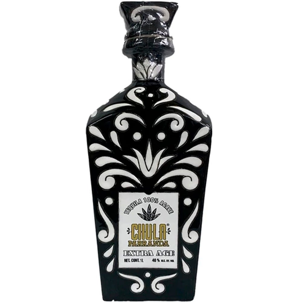 Chula Parranda Extra Age Ceramic Bottle Tequila - Bottle Engraving