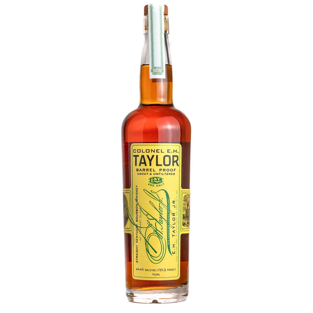 Colonel E.H. Taylor Barrel Proof Bourbon Whiskey - Bottle Engraving