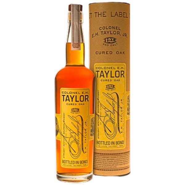 Colonel E.H. Taylor Cured Oak Bourbon - Bottle Engraving