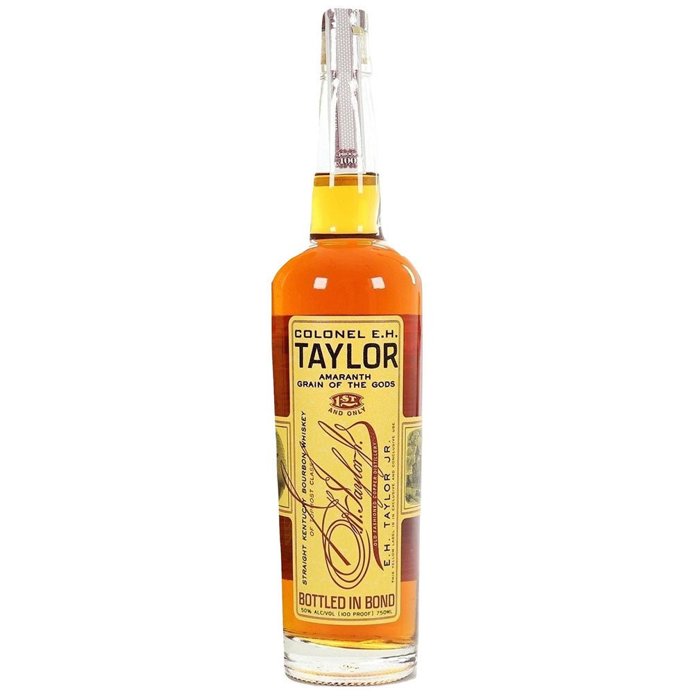 Colonel E.H. Taylor Jr. Amaranth Bourbon Whiskey - Bottle Engraving