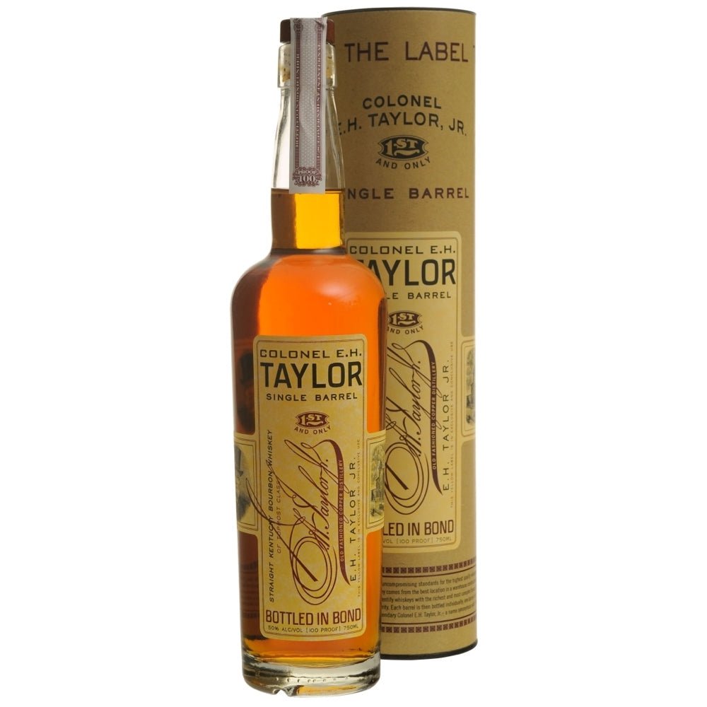 Colonel E.H. Taylor, Jr. Single Barrel Bourbon Whiskey - Bottle Engraving