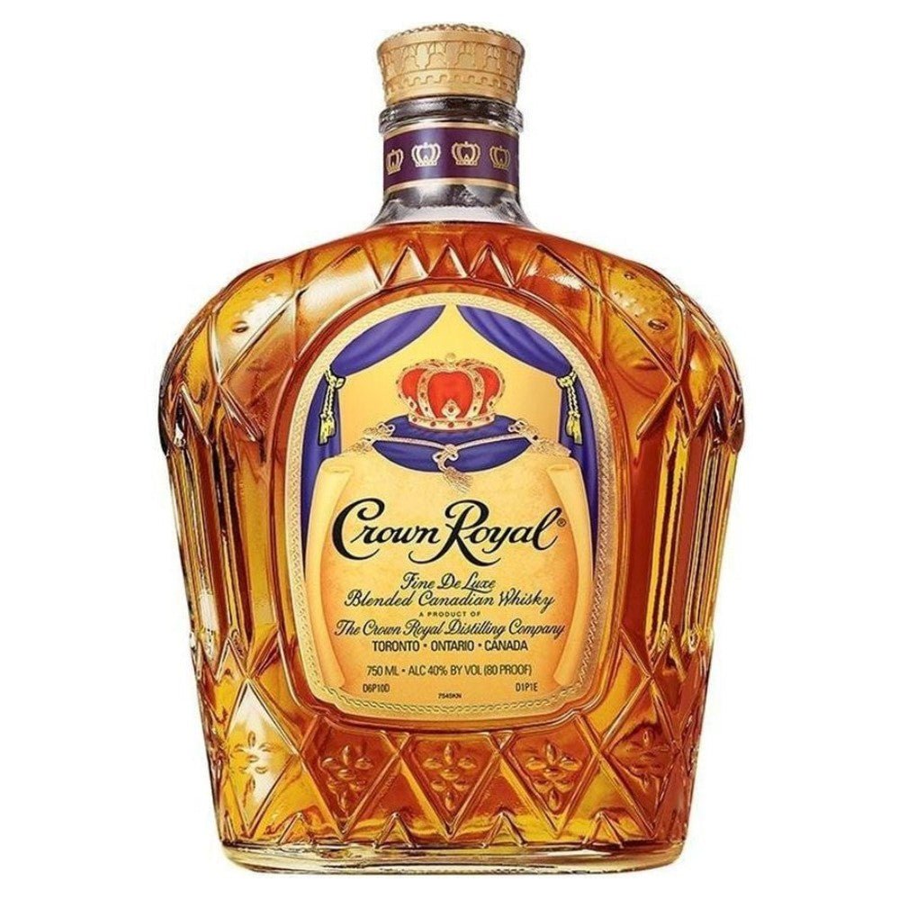 Crown Royal Deluxe Canadian Whisky - Bottle Engraving