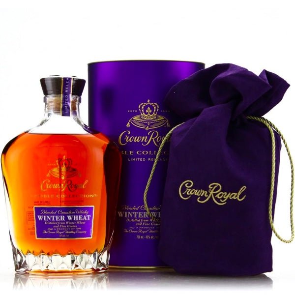 Crown Royal Noble Collection Winter Wheat Canadian Whiskey - Bottle Engraving