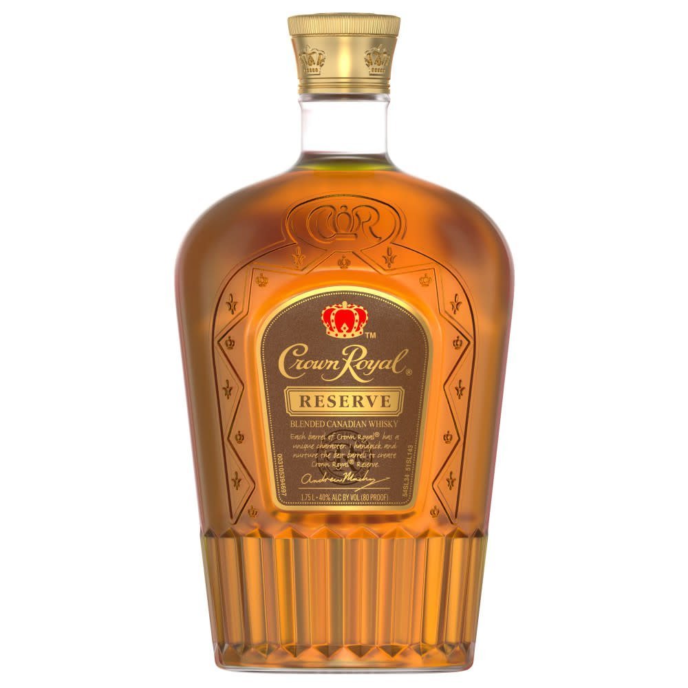 Crown Royal Reserve Canadian Whiskey - Bottle Engraving