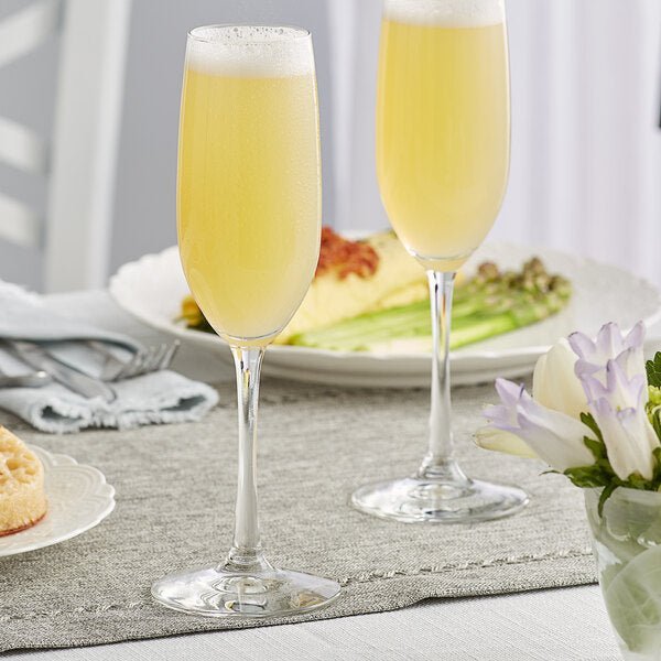 Customizable Flute Glasses (Set of 2) - Bottle Engraving
