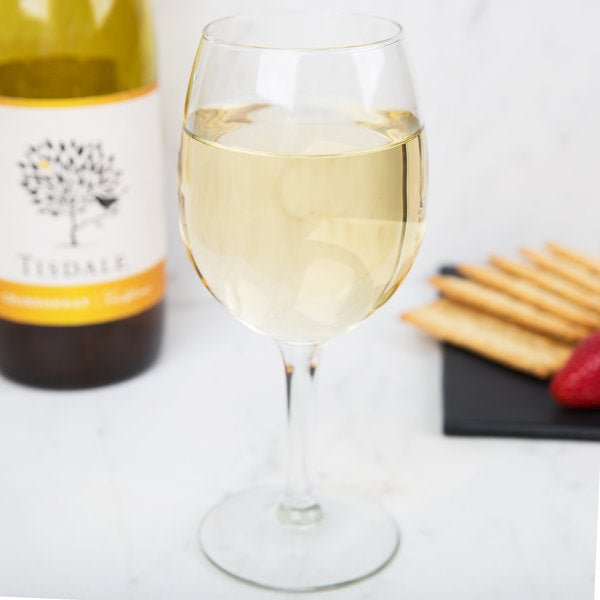Customizable White Wine Glass - Bottle Engraving