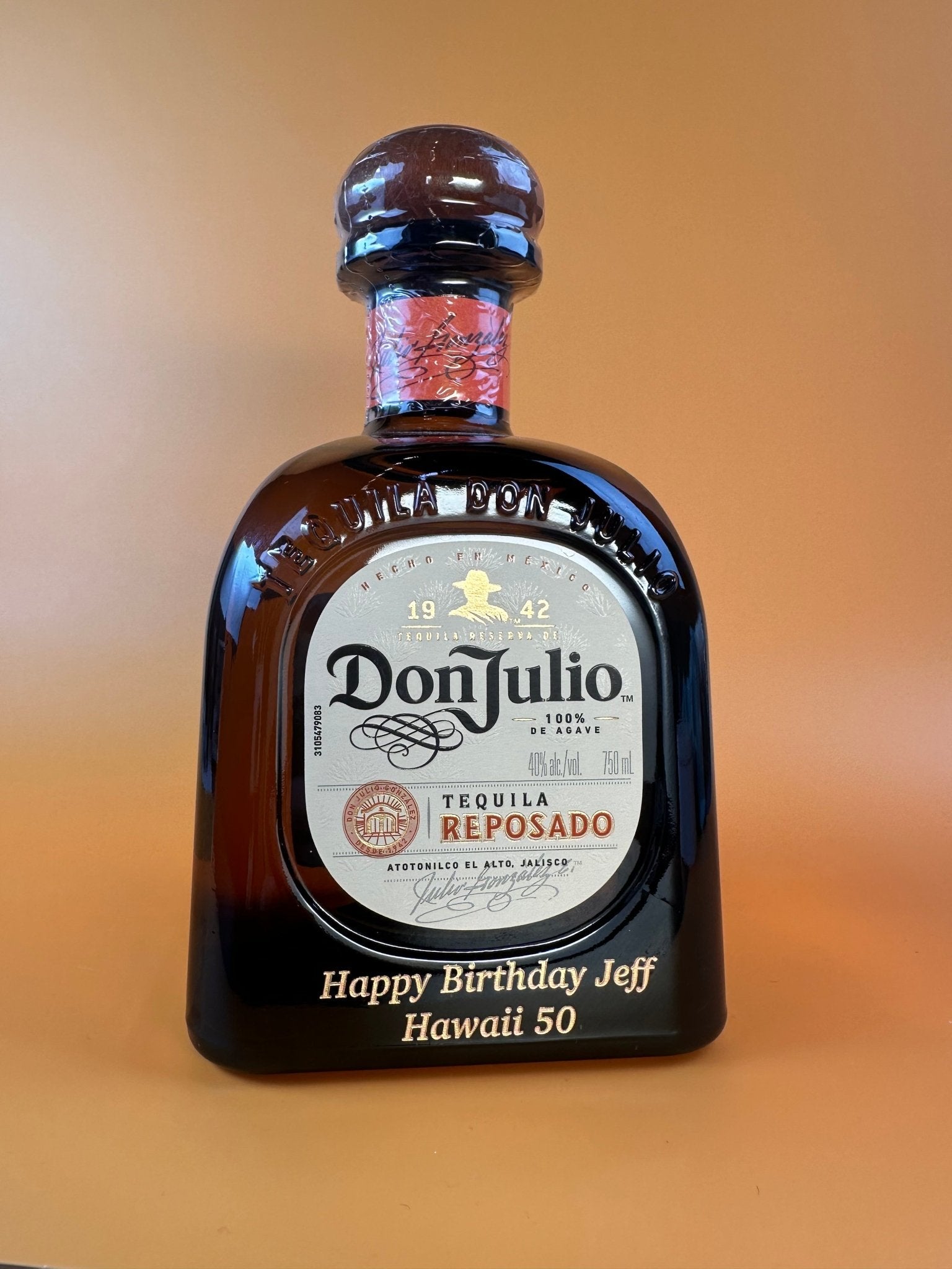 Don Julio Anejo Tequila - Bottle Engraving